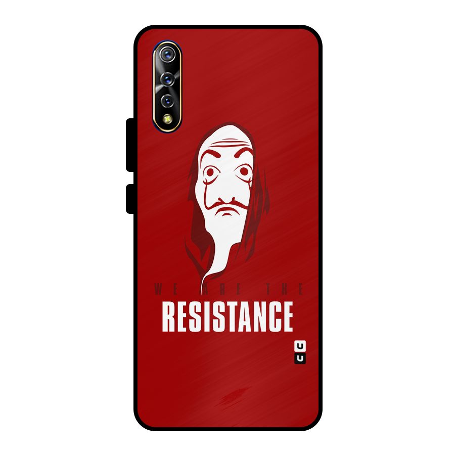 We Are Resistance Metal Back Case for Vivo S1