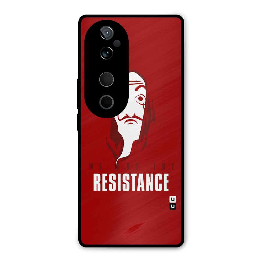 We Are Resistance Metal Back Case for Vivo T3 Ultra