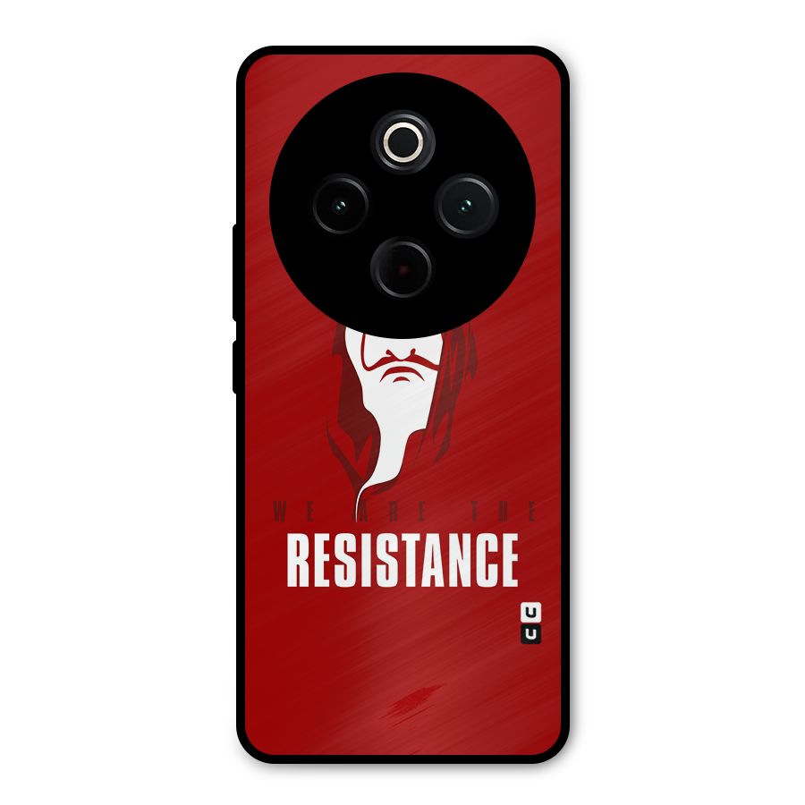 We Are Resistance Metal Back Case for Vivo T4