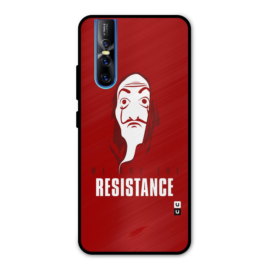 We Are Resistance Metal Back Case for Vivo V15 Pro