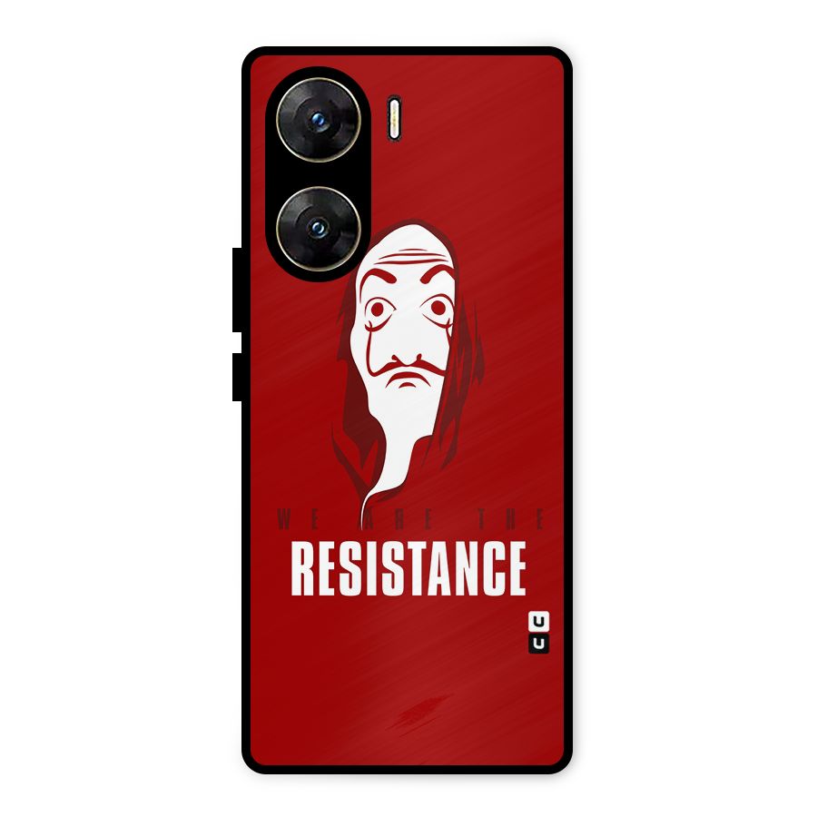 We Are Resistance Metal Back Case for Vivo V29e