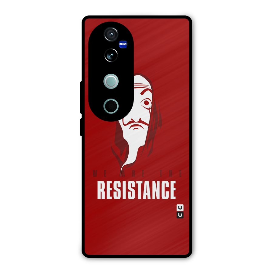We Are Resistance Metal Back Case for Vivo V40