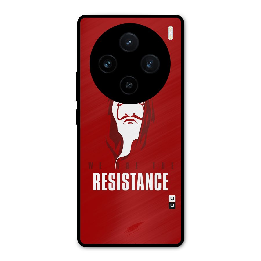 We Are Resistance Metal Back Case for Vivo X100