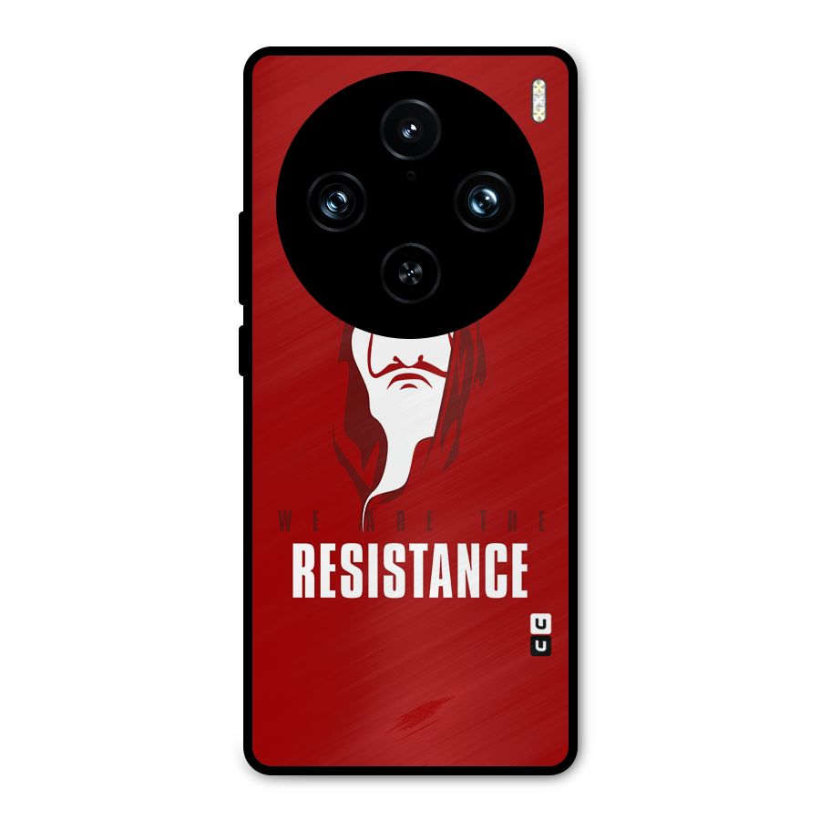 We Are Resistance Metal Back Case for Vivo X100 Pro
