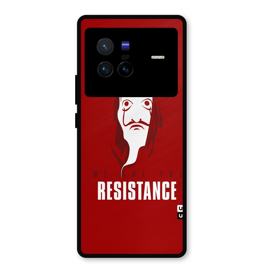 We Are Resistance Metal Back Case for Vivo X80