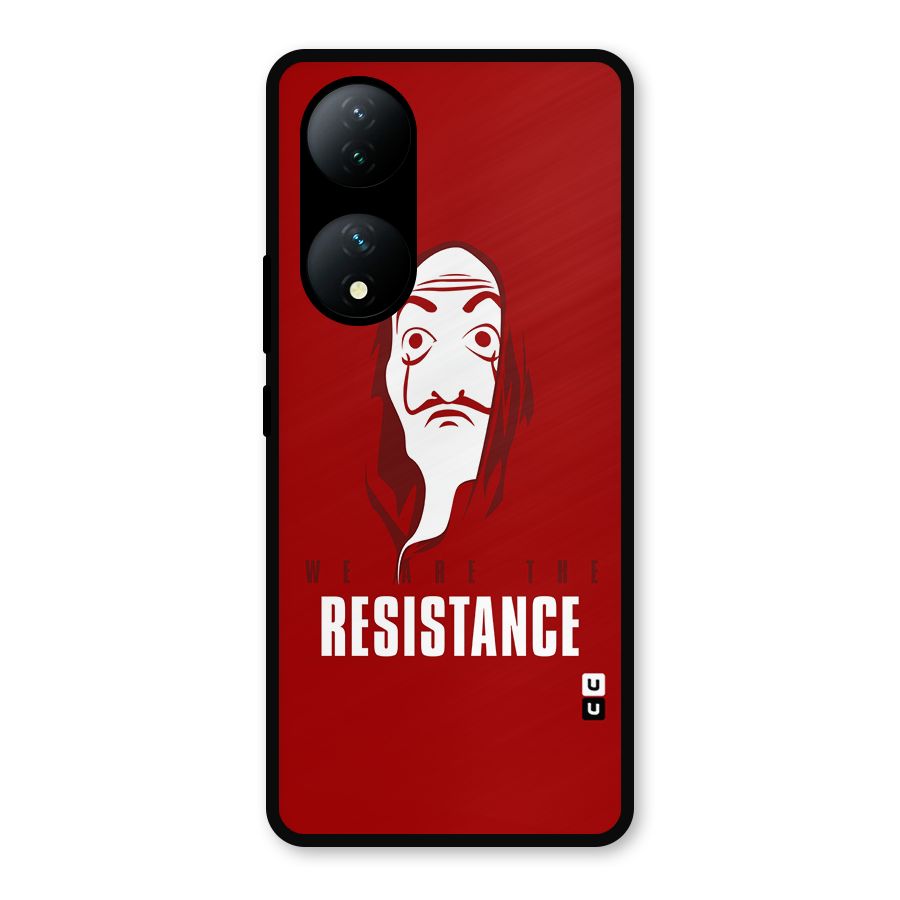 We Are Resistance Metal Back Case for Vivo Y100a
