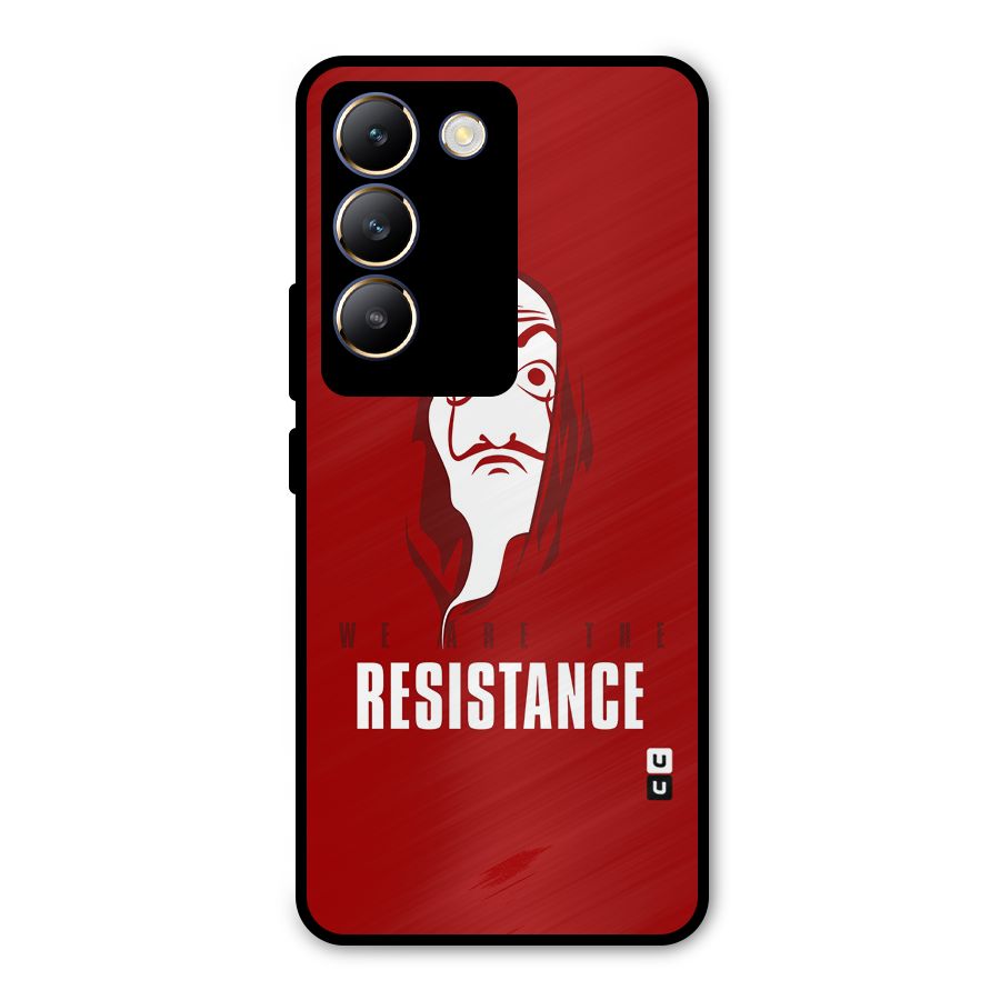 We Are Resistance Metal Back Case for Vivo Y200e