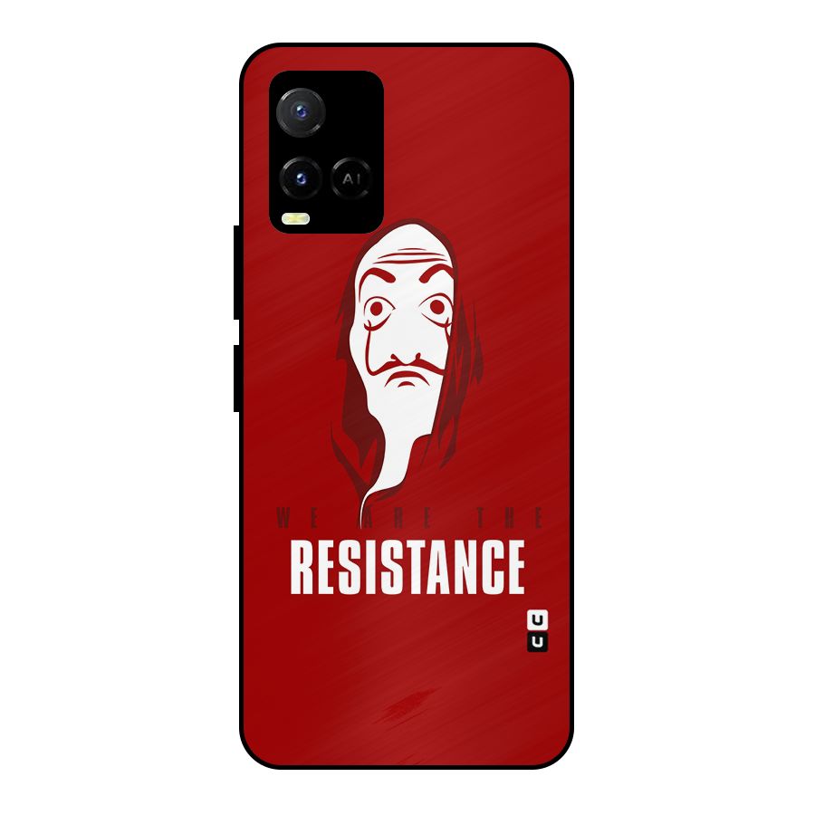 We Are Resistance Metal Back Case for Vivo Y21