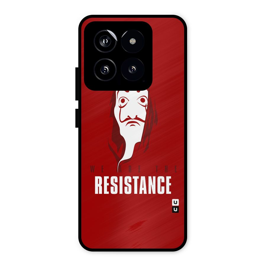 We Are Resistance Metal Back Case for Xiaomi 14