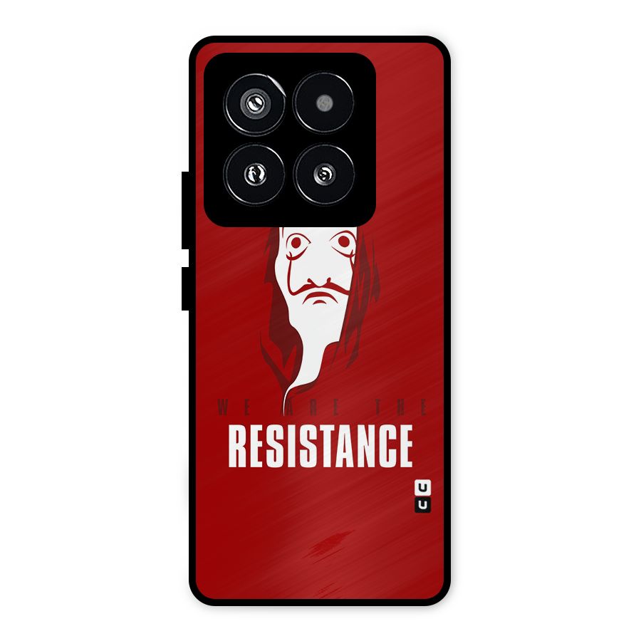 We Are Resistance Metal Back Case for Xiaomi 14 Pro