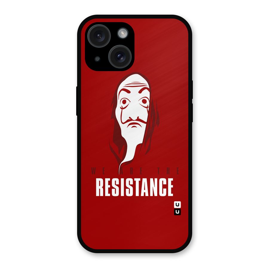 We Are Resistance Metal Back Case for iPhone 15