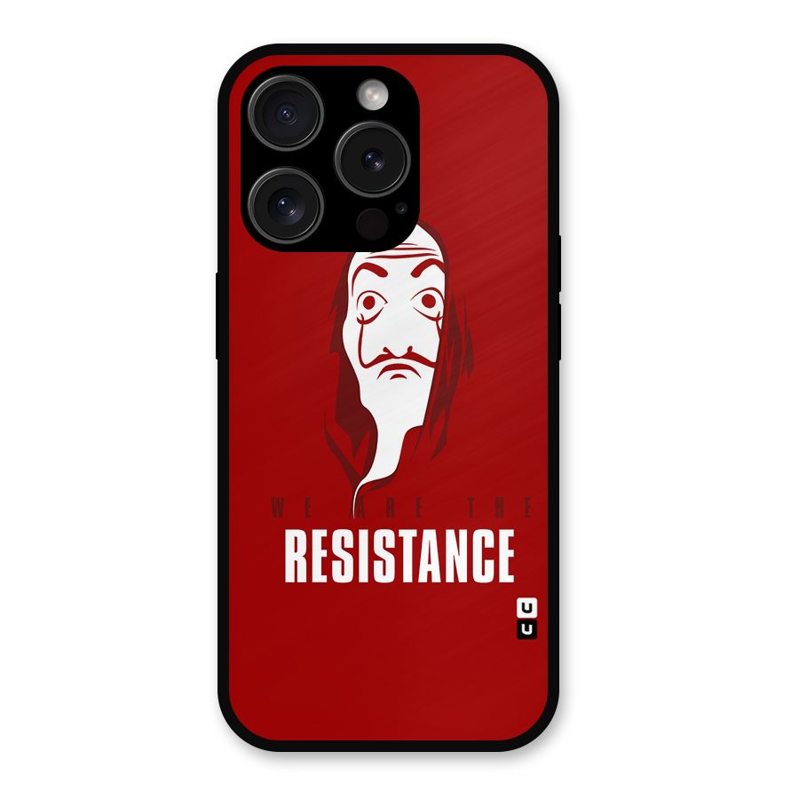 We Are Resistance Metal Back Case for iPhone 15 Pro