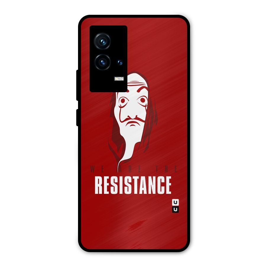 We Are Resistance Metal Back Case for iQOO 9 5G