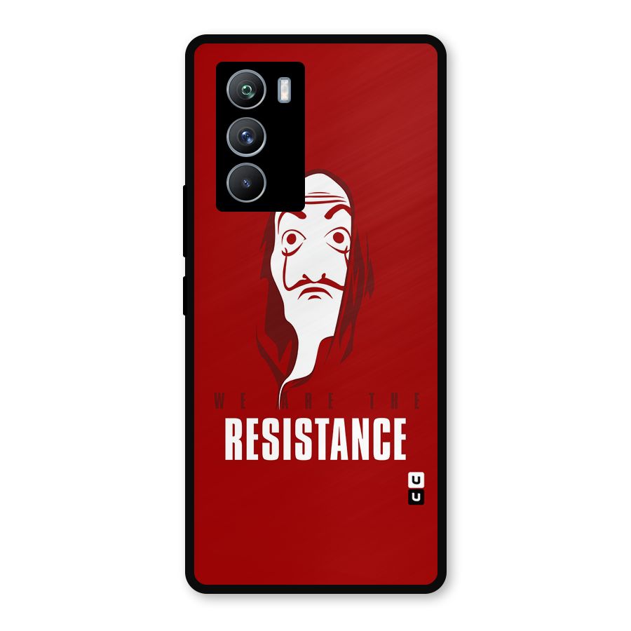 We Are Resistance Metal Back Case for iQOO 9 SE