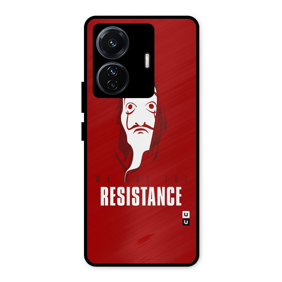 We Are Resistance Metal Back Case for iQOO Z6