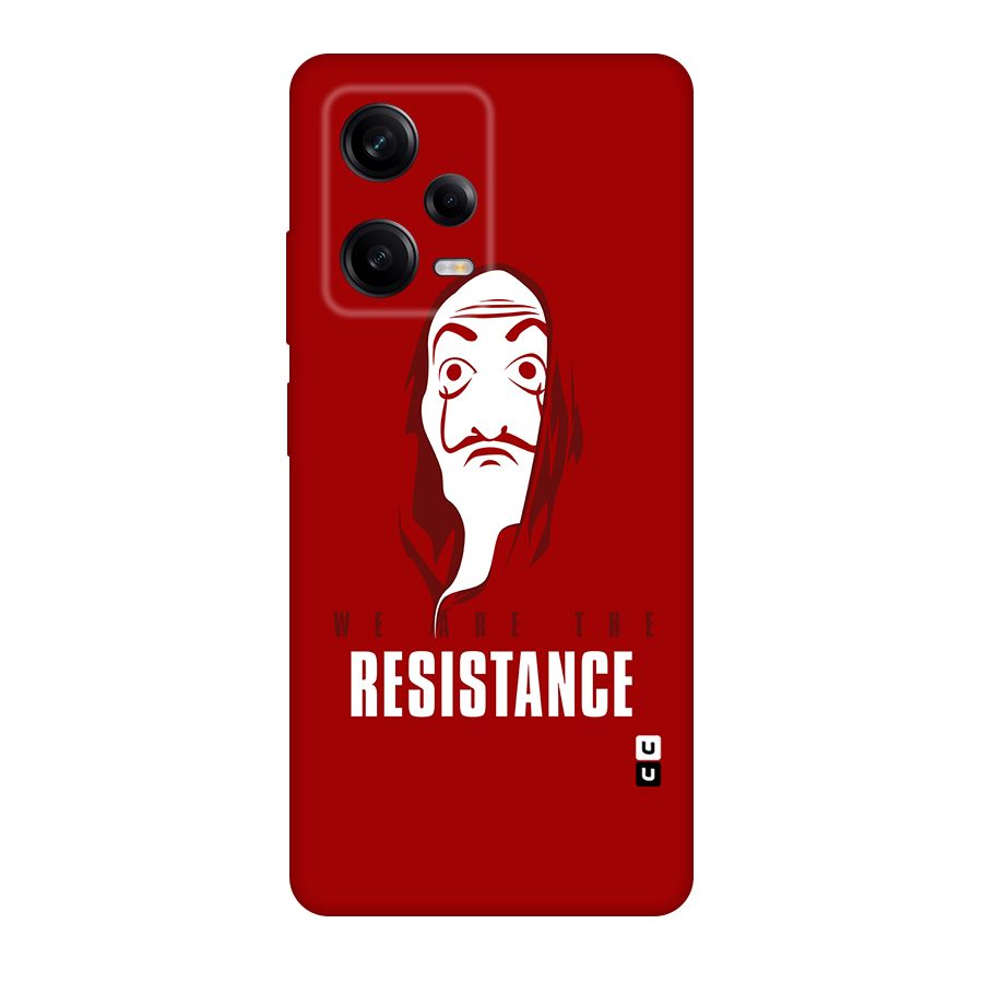 We Are Resistance Original Polycarbonate Back Case for Redmi Note 12 Pro
