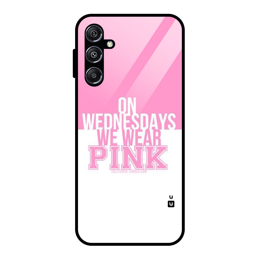 Wear Pink Glass Back Case for Galaxy M34 5G