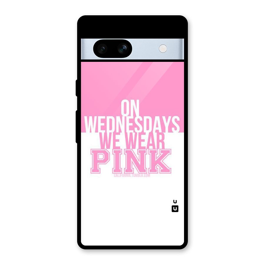 Wear Pink Glass Back Case for Google Pixel 7a