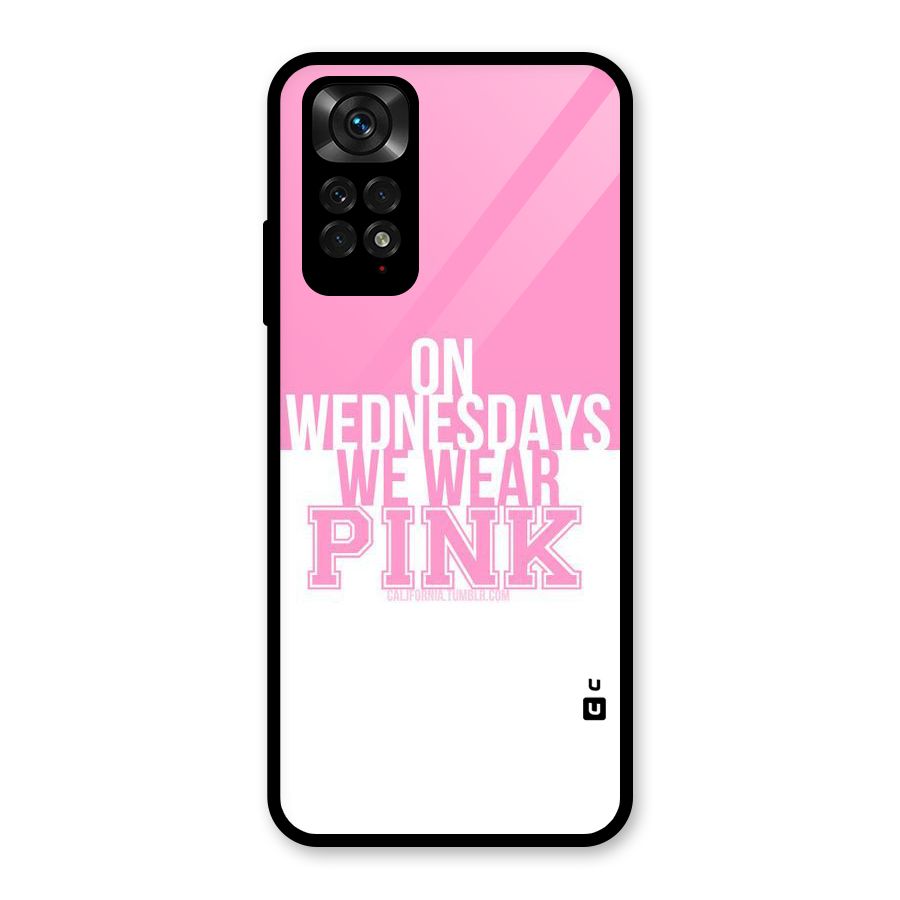 Wear Pink Glass Back Case for Redmi Note 11S