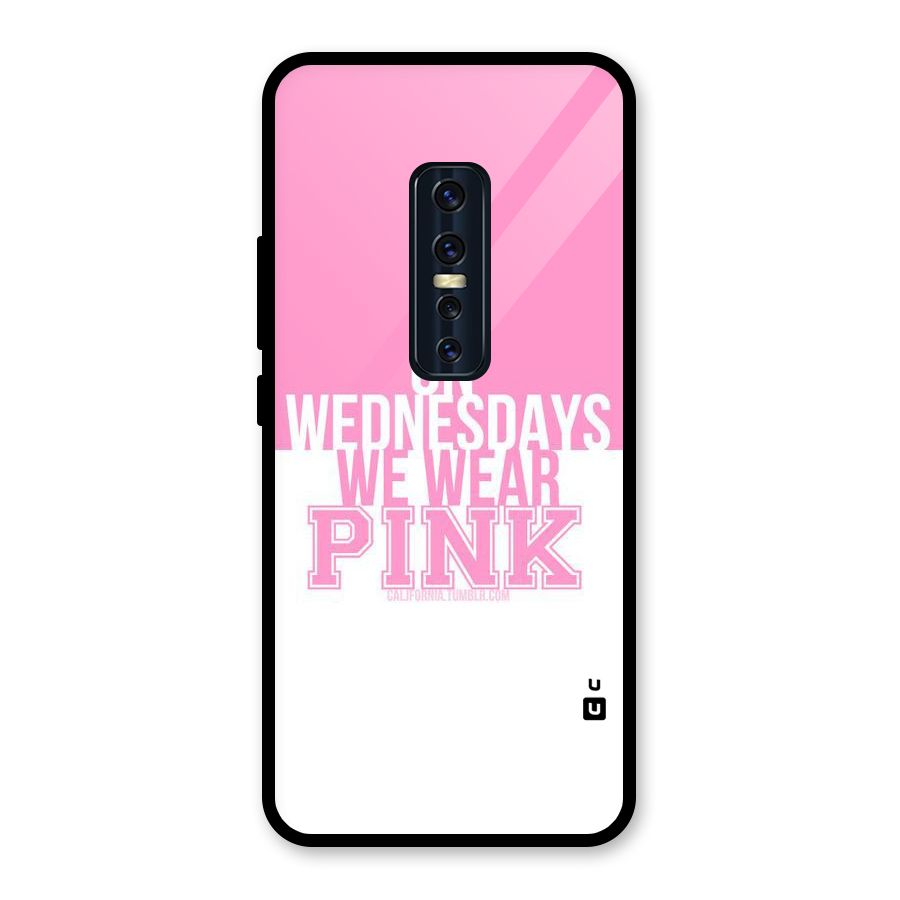 Wear Pink Glass Back Case for Vivo V17 Pro