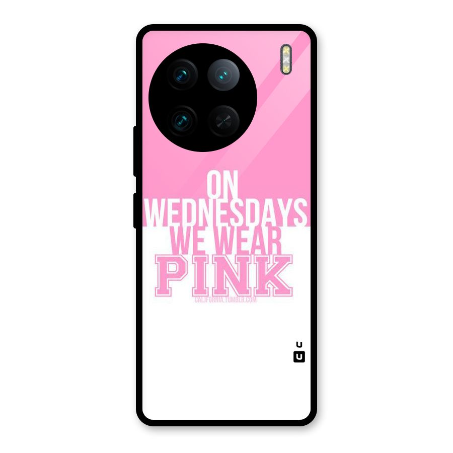 Wear Pink Glass Back Case for Vivo X90 Pro