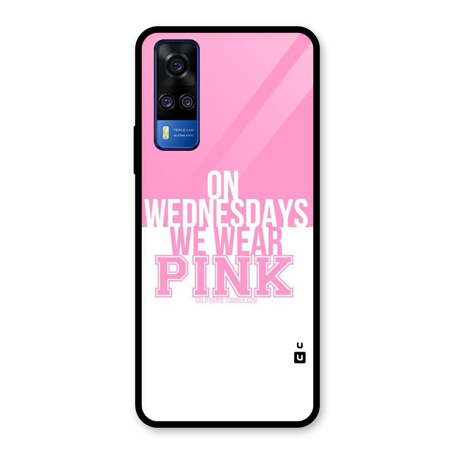 Wear Pink Glass Back Case for Vivo Y31
