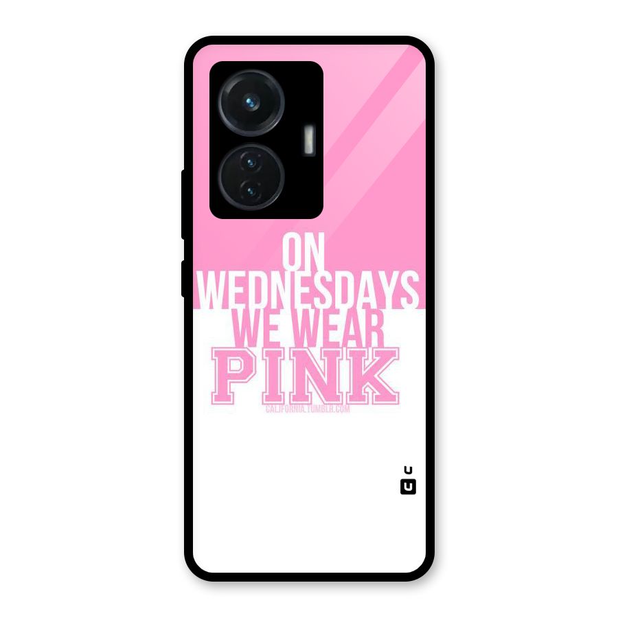 Wear Pink Glass Back Case for iQOO Z6 44W