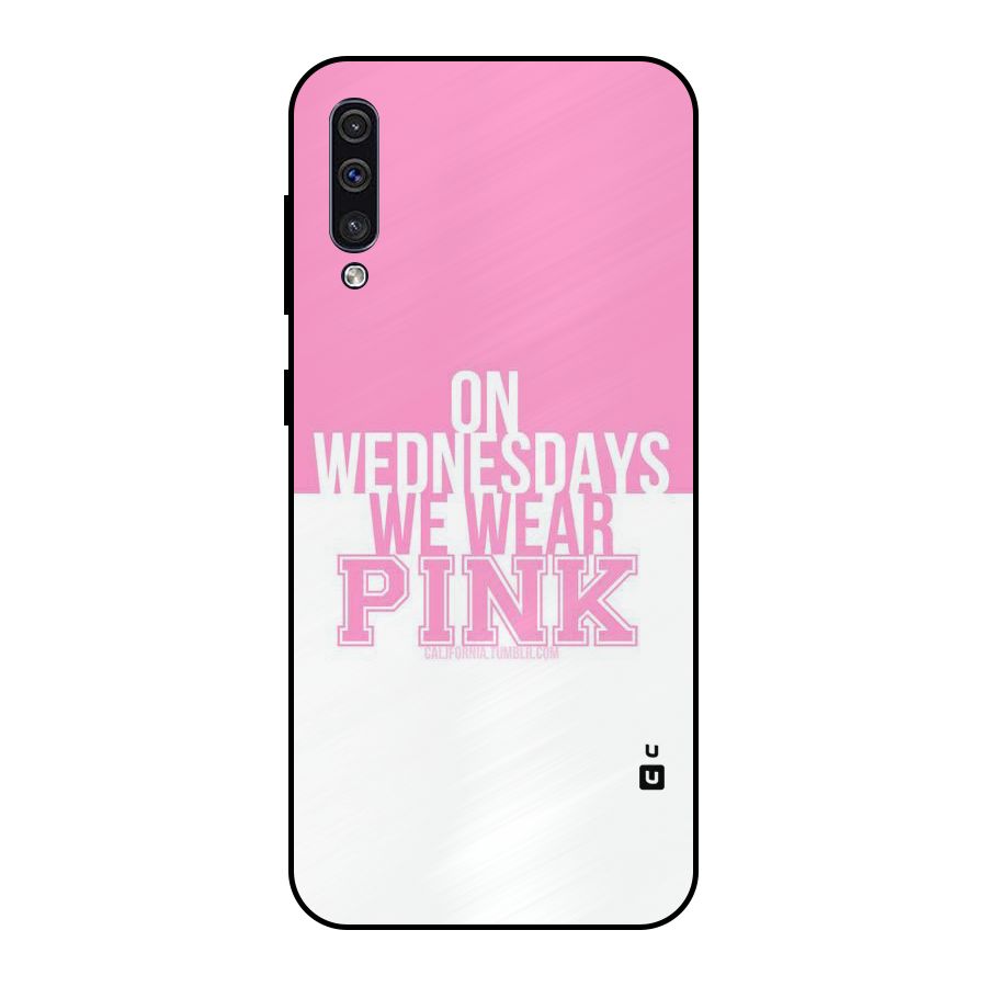 Wear Pink Metal Back Case for Galaxy A50s