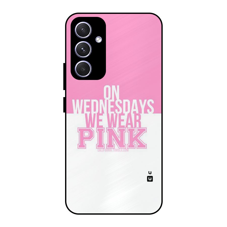 Wear Pink Metal Back Case for Galaxy A54