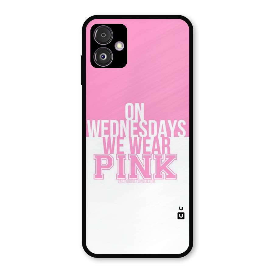 Wear Pink Metal Back Case for Galaxy F14