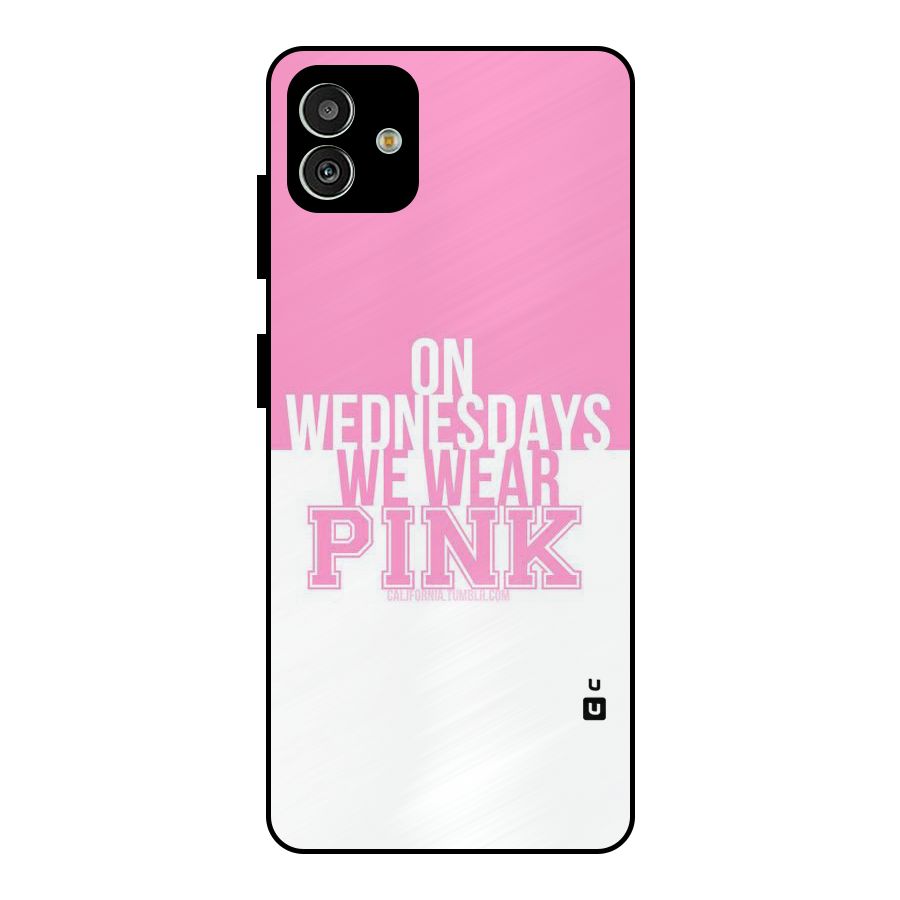 Wear Pink Metal Back Case for Galaxy M13 5G
