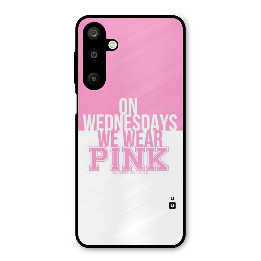 Wear Pink Metal Back Case for Galaxy M16
