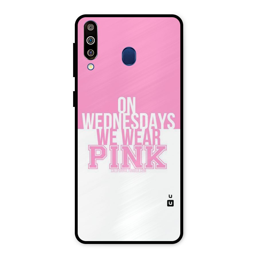 Wear Pink Metal Back Case for Galaxy M30