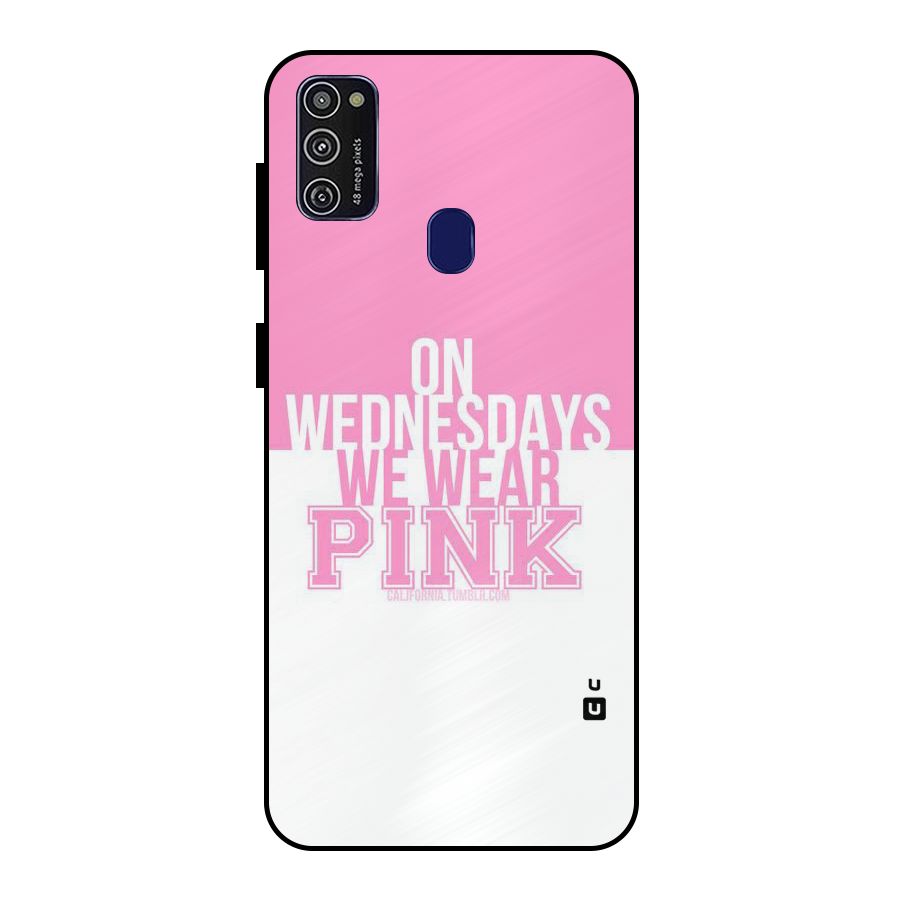 Wear Pink Metal Back Case for Galaxy M30s