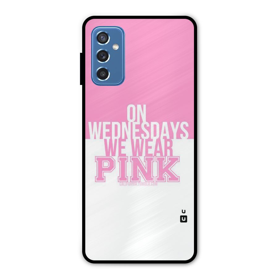 Wear Pink Metal Back Case for Galaxy M52 5G