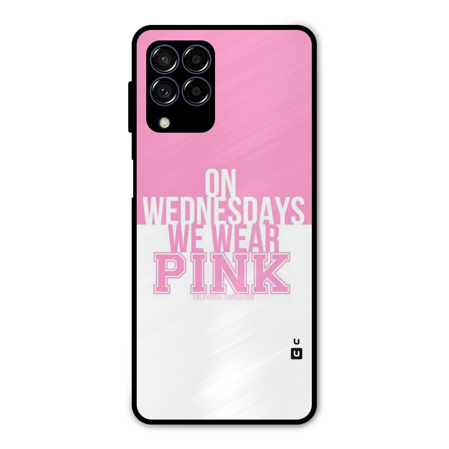 Wear Pink Metal Back Case for Galaxy M53 5G