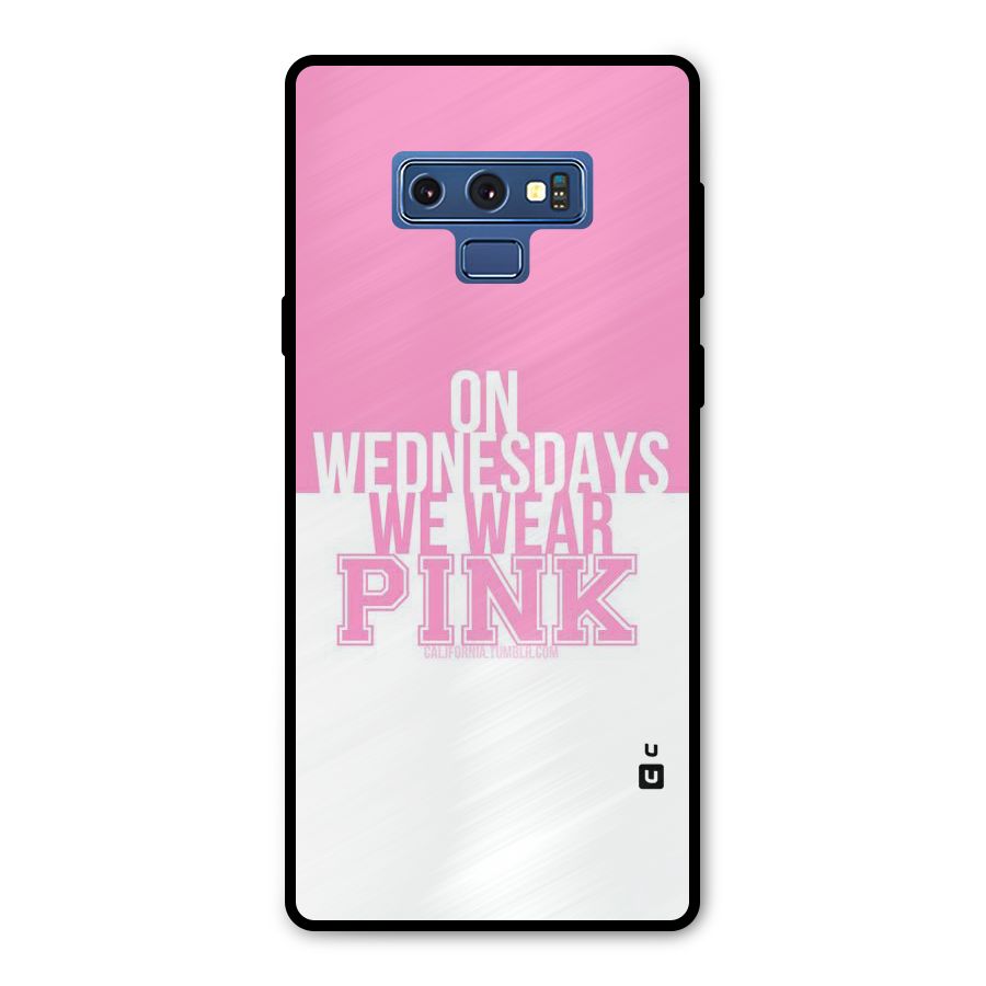 Wear Pink Metal Back Case for Galaxy Note 9
