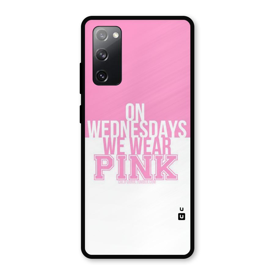 Wear Pink Metal Back Case for Galaxy S20 FE 5G