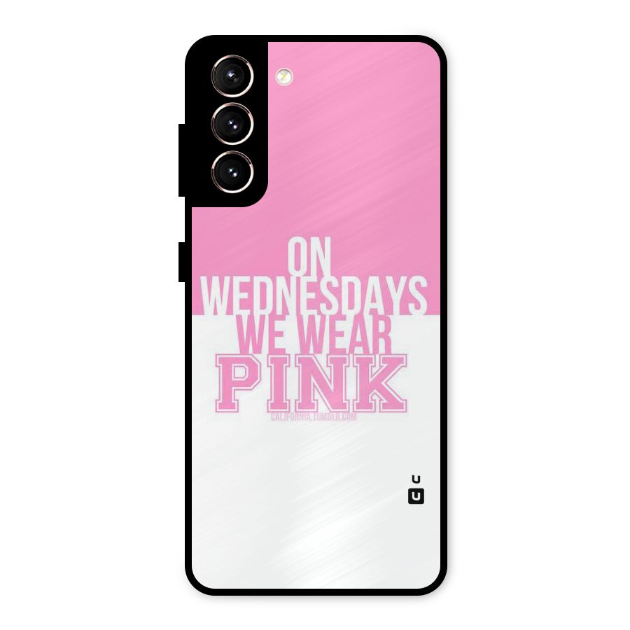 Wear Pink Metal Back Case for Galaxy S21 5G