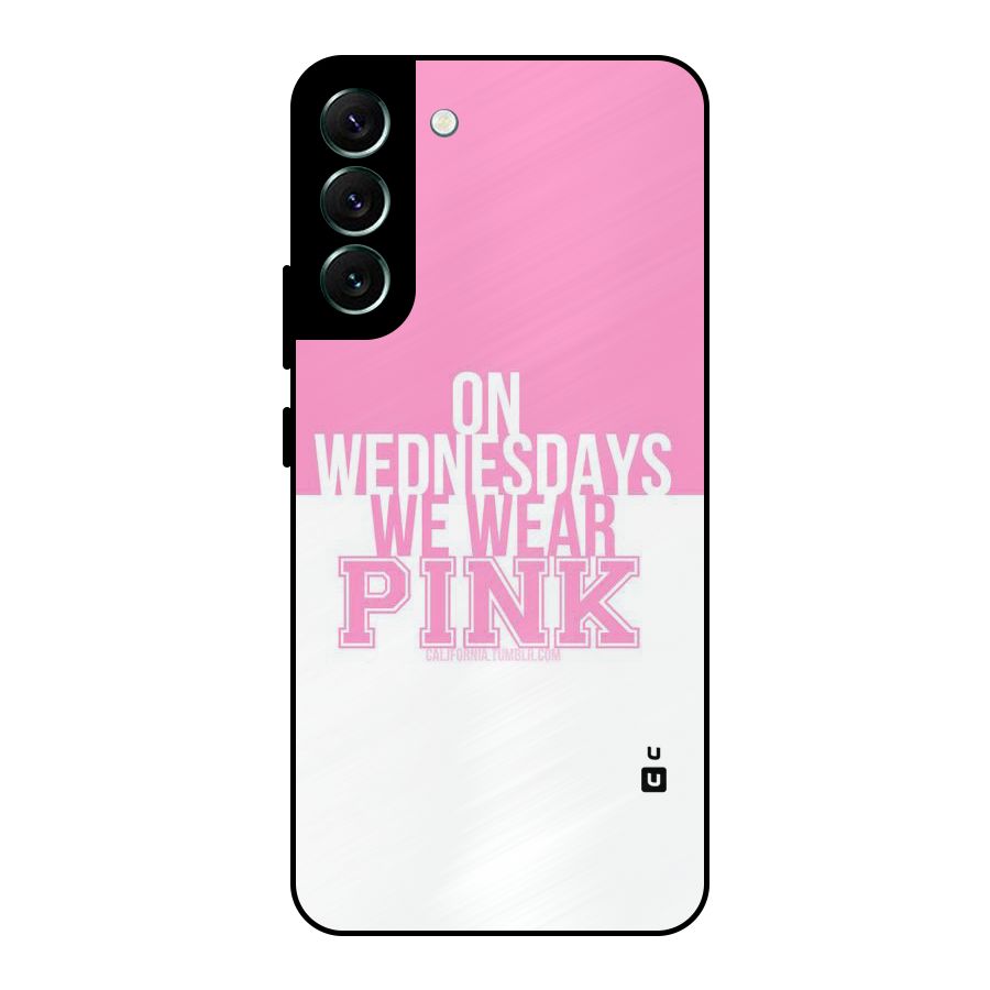 Wear Pink Metal Back Case for Galaxy S22 Plus 5G