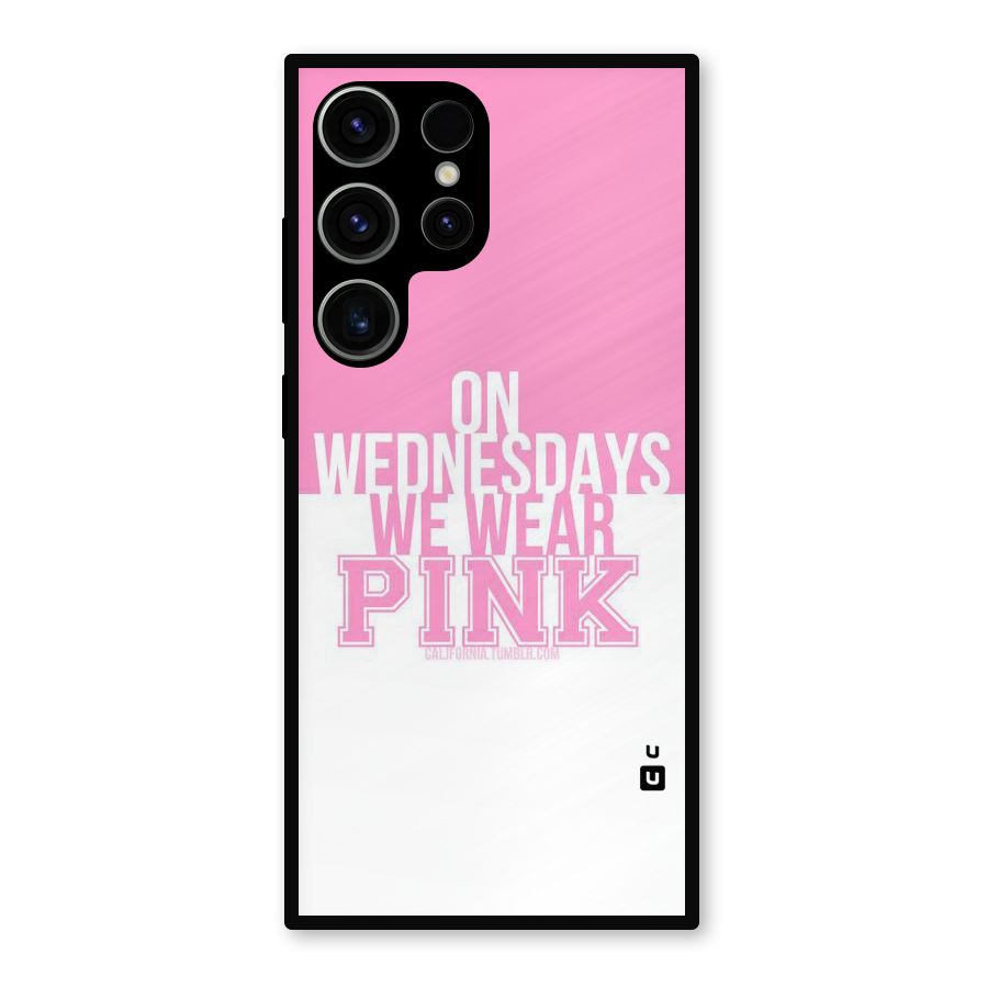 Wear Pink Metal Back Case for Galaxy S23 Ultra