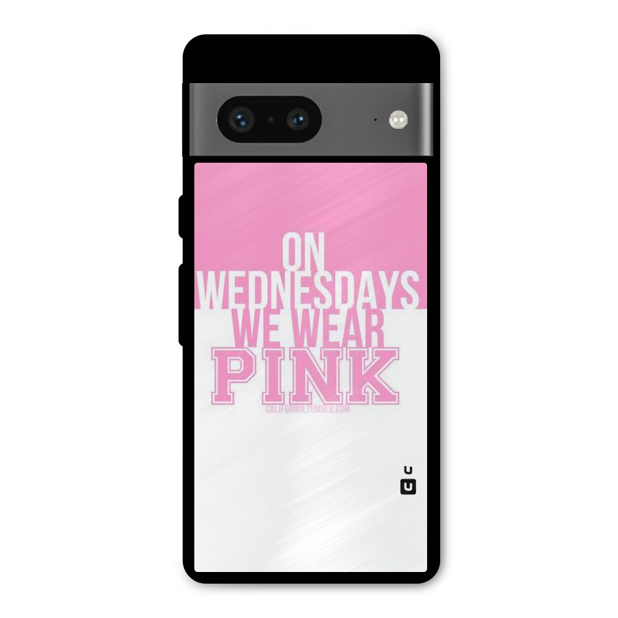 Wear Pink Metal Back Case for Google Pixel 7
