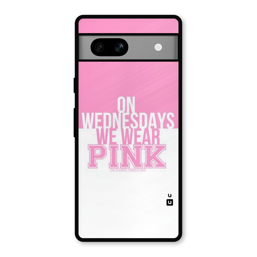 Wear Pink Metal Back Case for Google Pixel 7a
