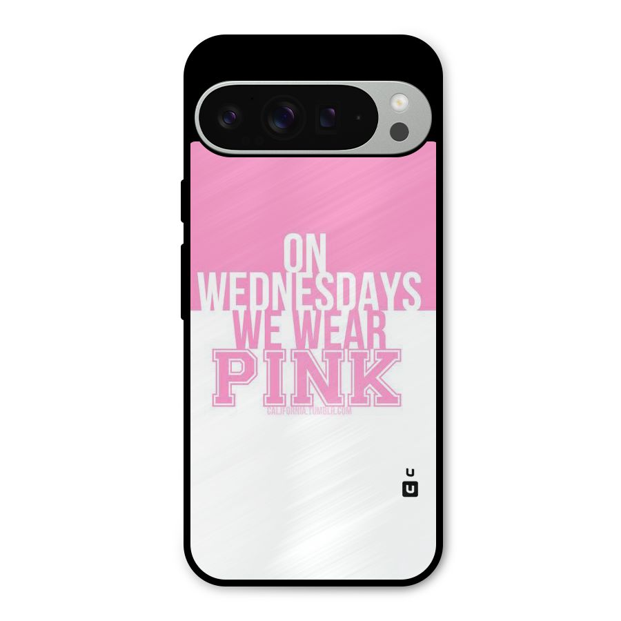 Wear Pink Metal Back Case for Google Pixel 9 Pro XL