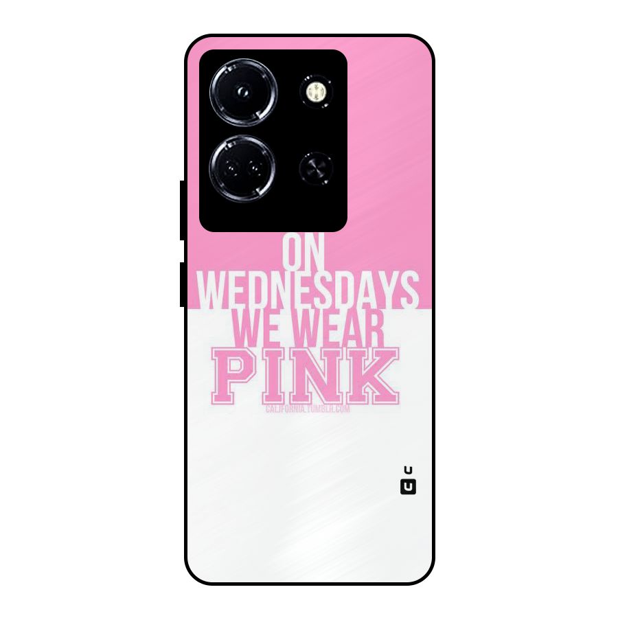 Wear Pink Metal Back Case for Infinix Note 30 5G