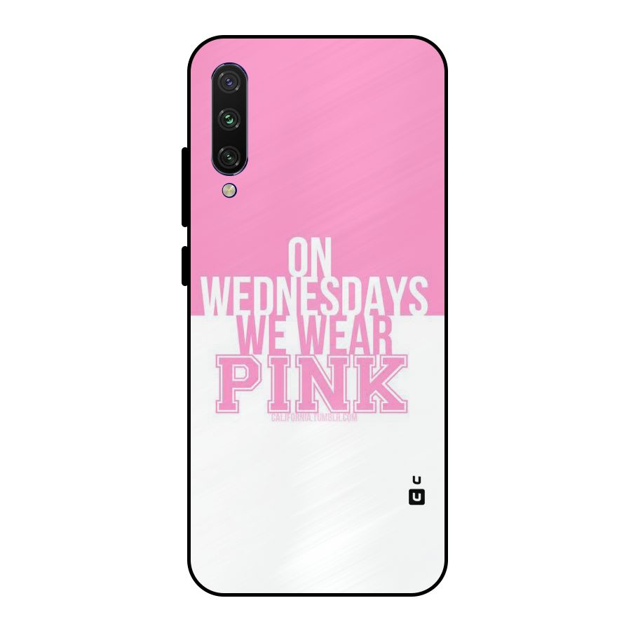 Wear Pink Metal Back Case for Mi A3