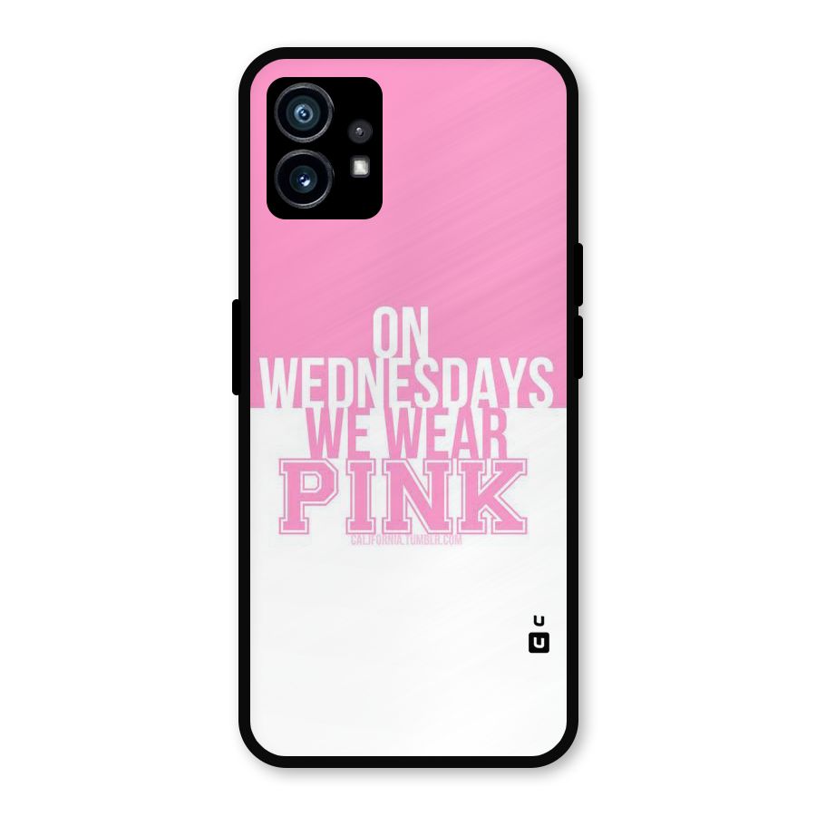 Wear Pink Metal Back Case for Nothing Phone 1