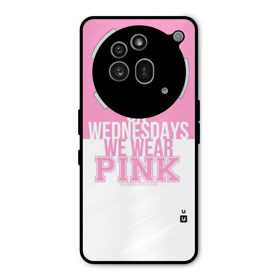 Wear Pink Metal Back Case for Nothing Phone 3a Pro