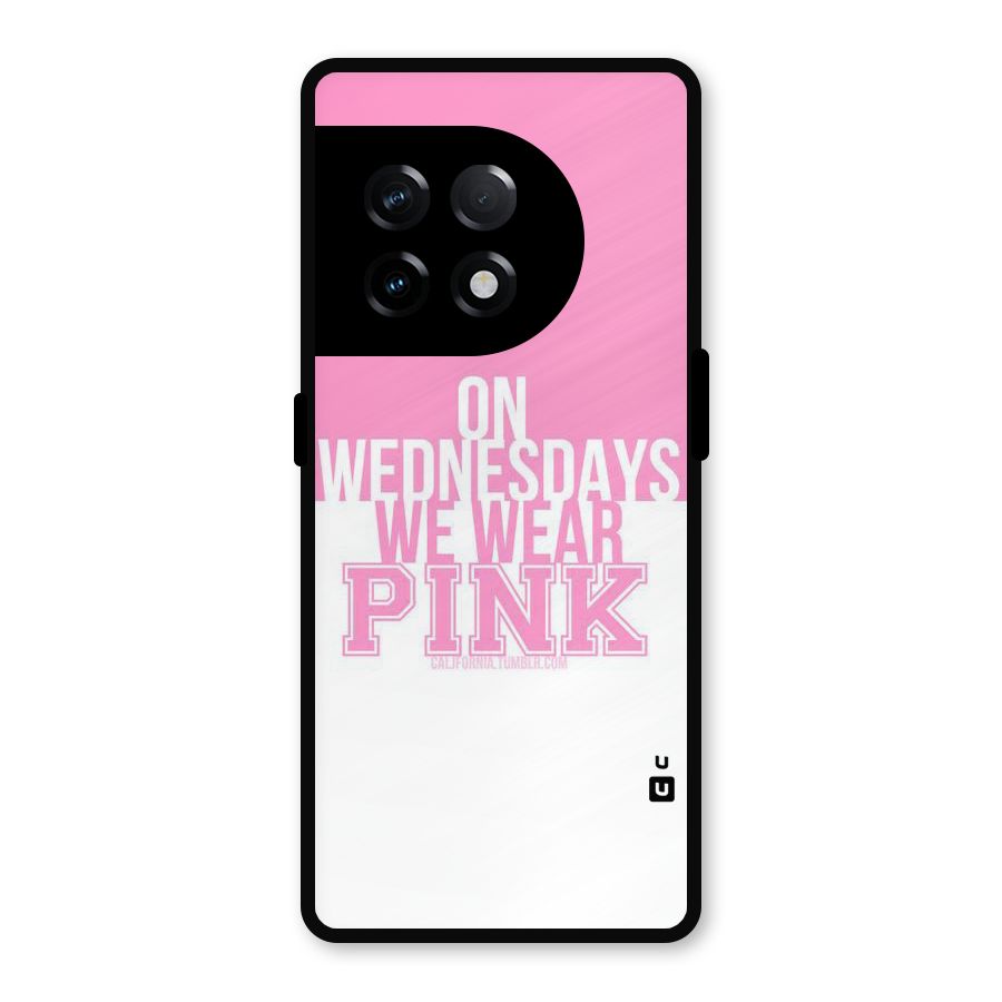 Wear Pink Metal Back Case for OnePlus 11R