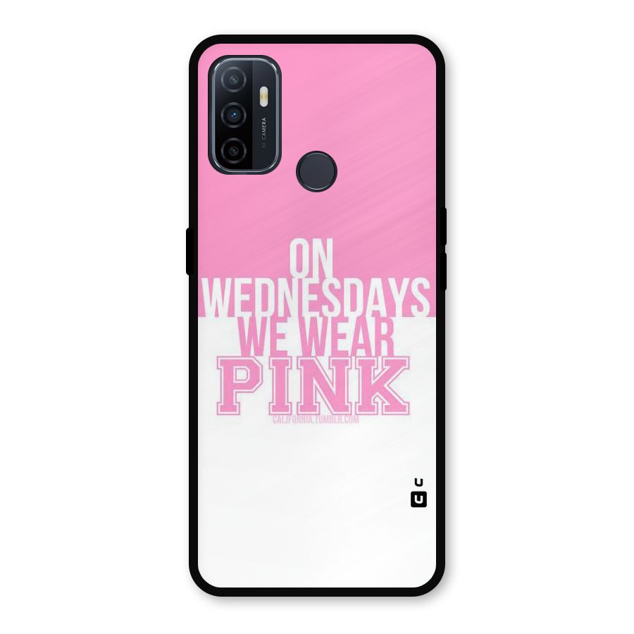 Wear Pink Metal Back Case for Oppo A53
